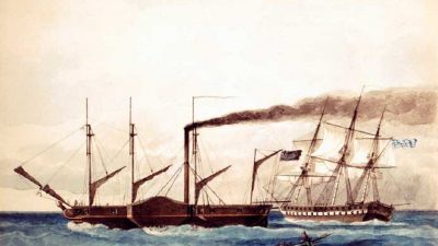 «Καρτερία»: Το ατμοκίνητο πολεμικό πλοίο του Αγώνα
